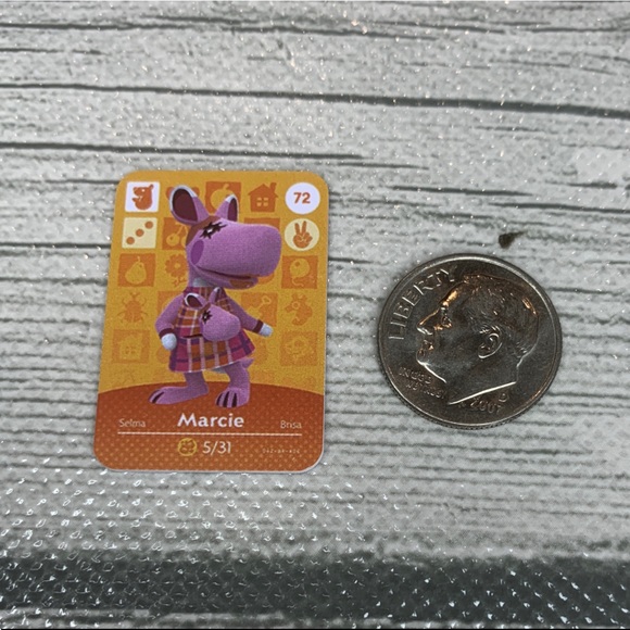 Animal Crossing Amiibo Marcie Mini NFC Card. Scan in Villager ACNH Switch - Picture 3 of 5